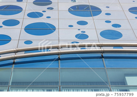 Industrial metal pipeline and modern city building Industrial metal pipeline and modern city building 75937799