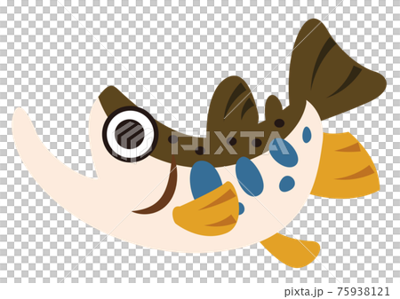 跳山目鱒魚、淡水魚、河魚、山溪魚 75938121