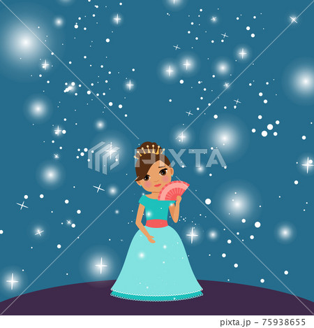 Cartoon beautiful princess 75938655