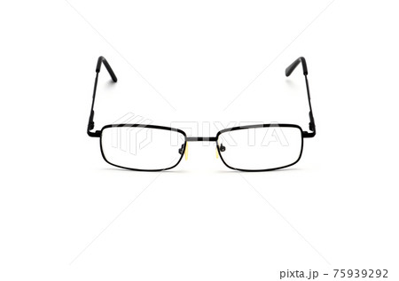 Optical eyeglasses on a white background. 75939292