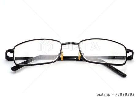 Optical eyeglasses on a white background. 75939293