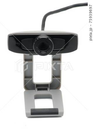 Web camera for broadcasting video and still images on the Internet on white backgroumd.Camera.Lens. Web camera for broadcasting video and still images on the Internet on white backgroumd.Camera.Lens. 75939697