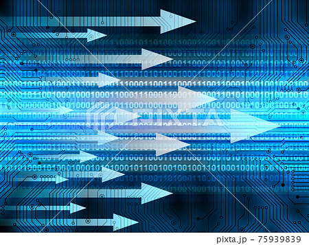 デジタルトランスフォーメーション 背景素材 デジタルトランスフォーメーション 背景素材 75939839