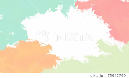 soft Colorful watercolor background for your design, watercolor background concept, vector. 75942760