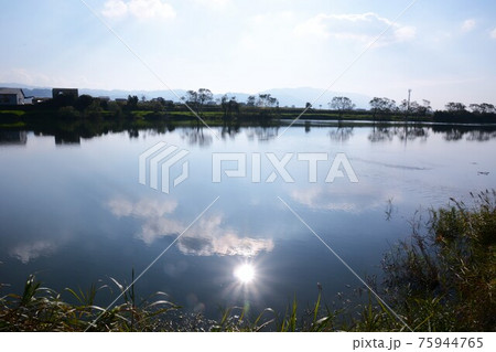 筑後川の四季・GOTOトラベル 九州福岡県 観光スポット 75944765