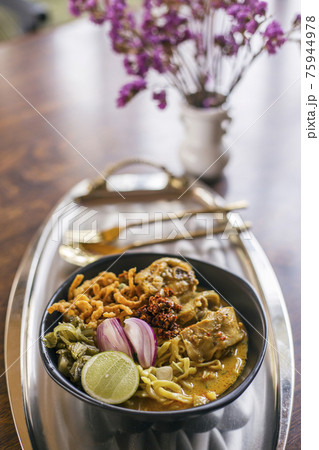 Khao soy a famous northern Thai food Khao soy a famous northern Thai food 75944978