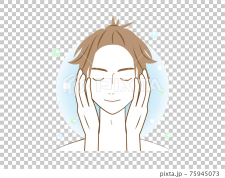 Male male human human face - Stock Illustration [75945073] - PIXTA