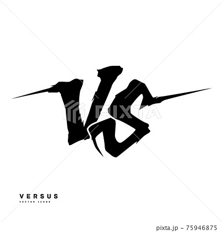 VS バーサス ロゴ ベクターイラスト 75946875