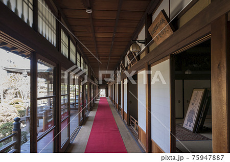 渡廊下　柴又　葛飾　 邃渓園　和 　日本庭園　帝釈天 75947887