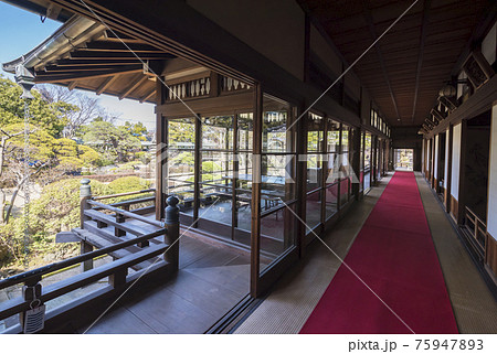 渡廊下　柴又　葛飾　 邃渓園　和 　日本庭園　帝釈天 75947893