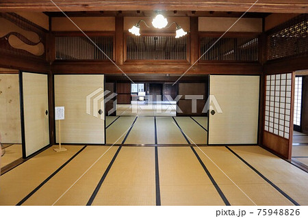 Japanese Style Old Housearchitecturelandscape Old Japanese Stock Photo  1459505411