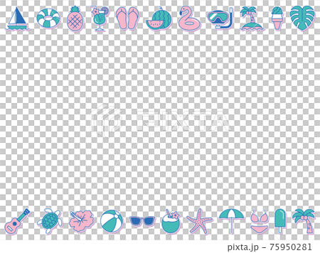 Beach item background Beach item background 75950281