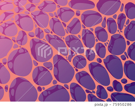 夕焼け　海の水面　波模様 75950286