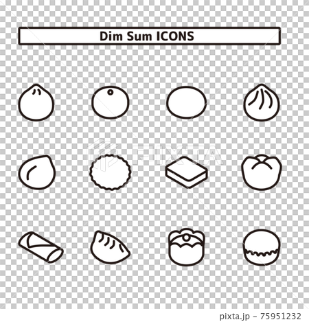 點心圖標集 75951232