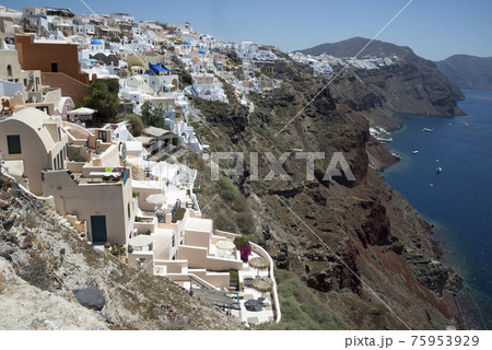 View of Santorini's island.Greece 75953929