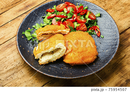 Dietary Kiev cutlet.Ukraine food 75954507