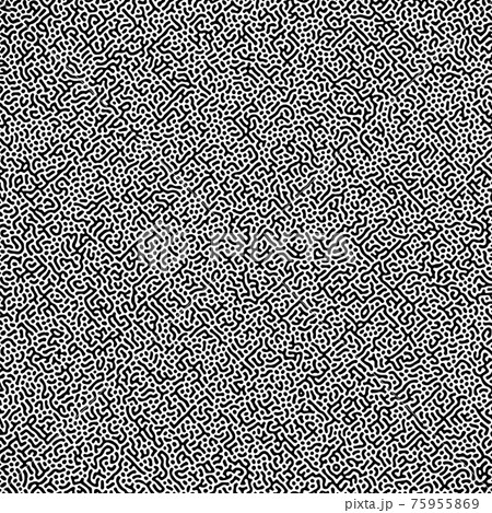 Cyclic Symmetric Multiscale Turing Pattern. Monochrome texture Cyclic Symmetric Multiscale Turing Pattern. Monochrome texture 75955869