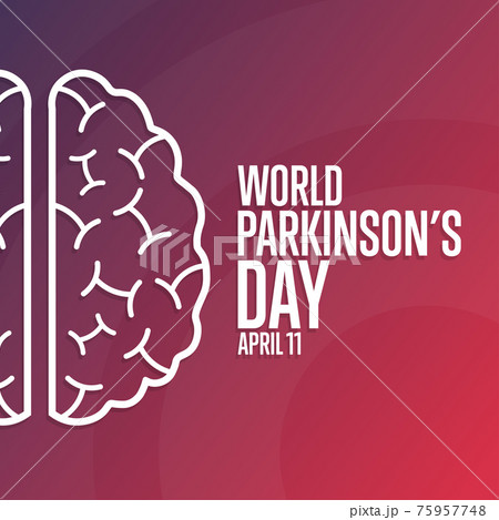 World Parkinson Disease Day. April 11. Holiday concept. Template for background, banner, card 75957748