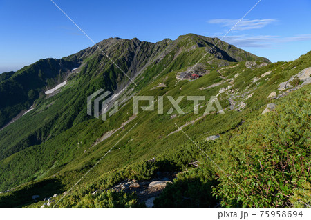 朝の間ノ岳と中白根山 朝の間ノ岳と中白根山 75958694