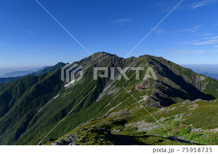 朝の間ノ岳と中白根山 朝の間ノ岳と中白根山 75958735