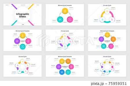 Modern Infographic Vector Template 75959351