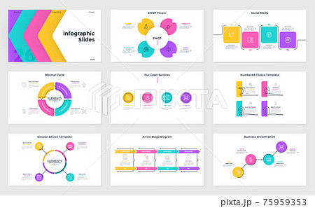 Modern Infographic Vector Template 75959353