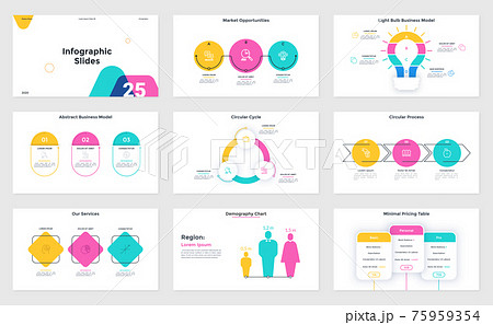 Modern Infographic Vector Template 75959354