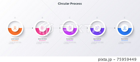 Modern Infographic Vector Template 75959449