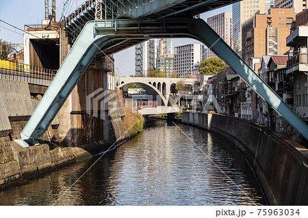 秋葉原 お茶の水 飯田橋散策の写真素材