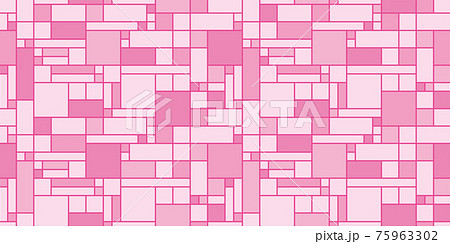 幾何学パターン  シームレス　背景素材 75963302