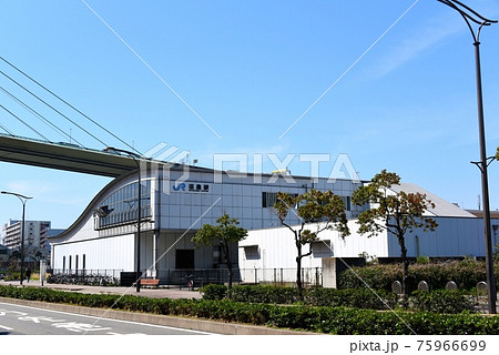 JRゆめ咲線の終着駅 JR桜島駅 JRゆめ咲線の終着駅 JR桜島駅 75966699