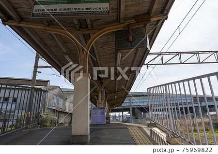 南海汐見橋線 木津川駅 駅構内 ホーム【大阪市】 南海汐見橋線 木津川駅 駅構内 ホーム【大阪市】 75969822