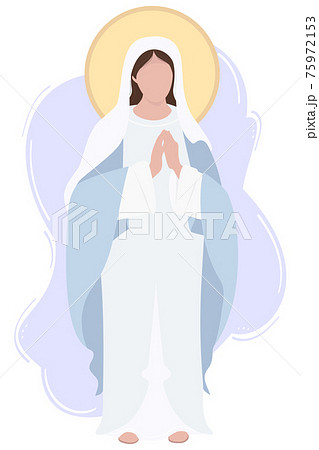 Holy Mary Mother of God or Mother of God.... - Stock Illustration  [75972153] - PIXTA
