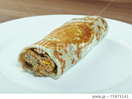 stuffed pancake with beef stuffed pancake with beef 75973141