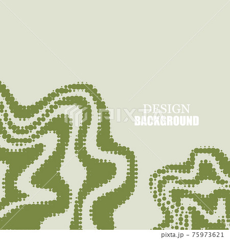 Optical art wave abstract halftone design background green Optical art wave abstract halftone design background green 75973621