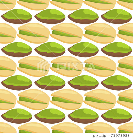Illustration on theme big pattern identical types pistachio 75973983