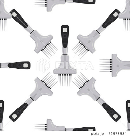 Abstract seamless medical pipette, dropper for laboratory on white background Abstract seamless medical pipette, dropper for laboratory on white background 75973984