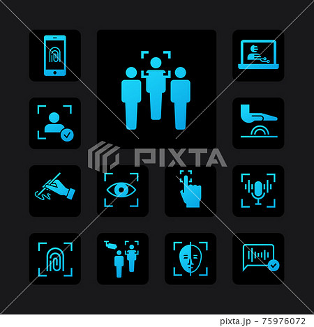 Security Icon Set Security Icon Set 75976072