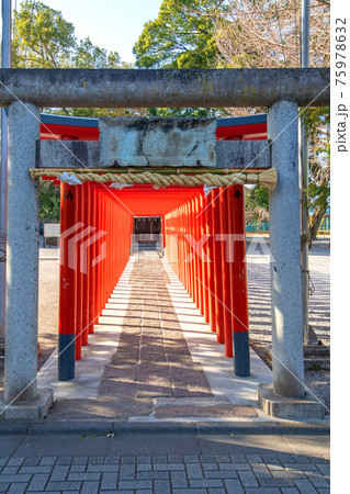 箭弓稲荷神社　境内　宇迦之御魂神　鳥居 75978632