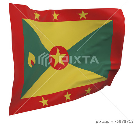 Grenada flag isolated Grenada flag isolated 75978715