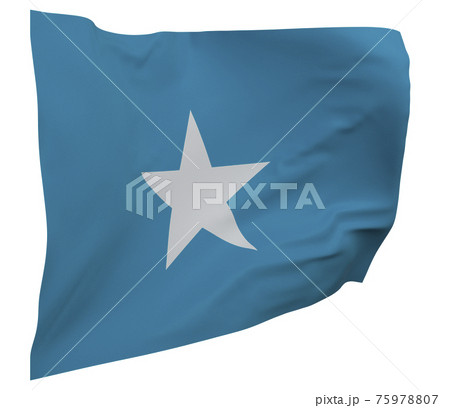 Somalia flag isolated 75978807