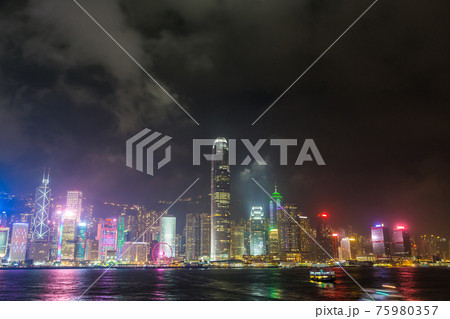 Victoria Harbour in Hong Kong 75980357