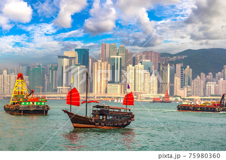 Victoria Harbour in Hong Kong Victoria Harbour in Hong Kong 75980360
