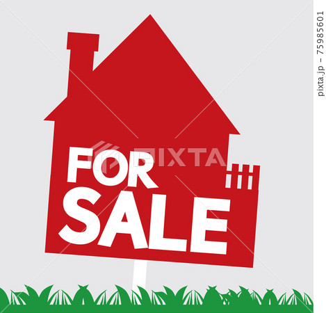 Real Estate For Sale Vector Illustration. 75985601