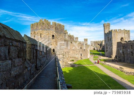Caernarfon Castle in Wales 75985938