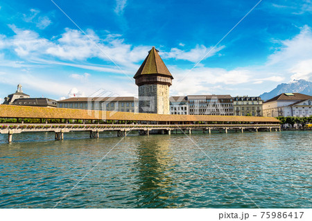 Chapel bridge in Lucerne Chapel bridge in Lucerne 75986417