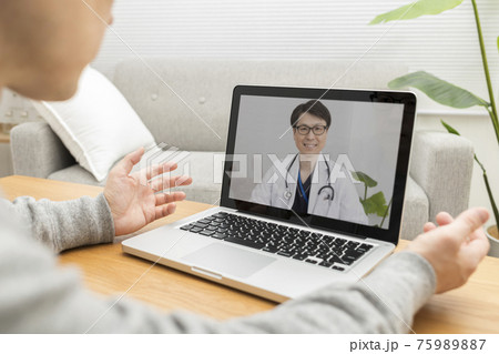 オンライン診療のイメージ 75989887