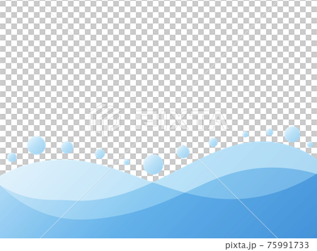 具有平滑曲線和點藍色的抽象背景設計 具有平滑曲線和點藍色的抽象背景設計 75991733