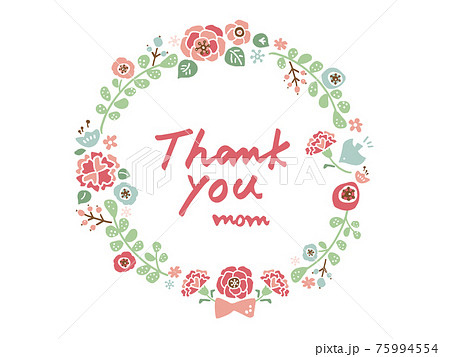 かわいい母の日 手書きイラスト素材のイラスト素材