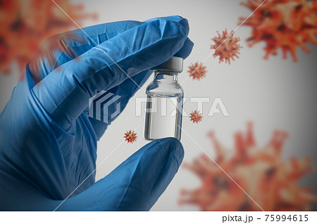 新型コロナウイルス　ワクチン　イメージ 75994615